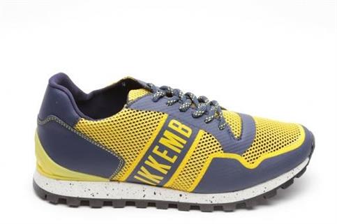 SNEAKER RETE GRIGIO/GIALLO